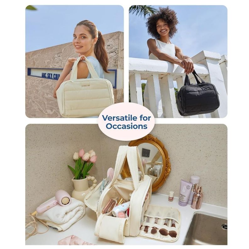 Bagsmart Neceser Multifuncional Zora Spacesaver 4 en 1 - Beige-7