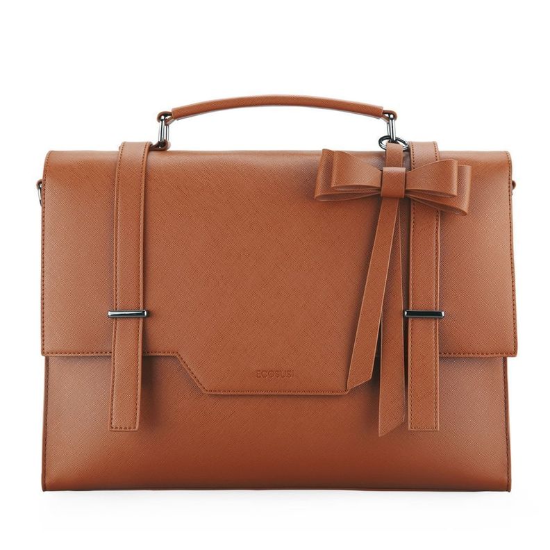 Ecosusi Bolso Maletín WORKS para laptop de hasta 15.6 '' - camel-0