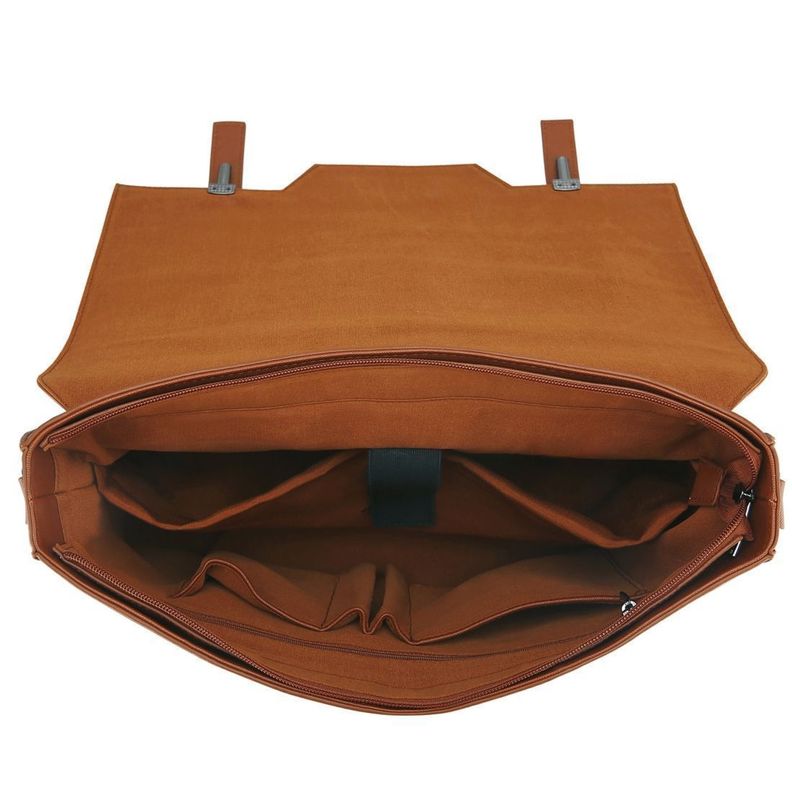 Ecosusi Bolso Maletín WORKS para laptop de hasta 15.6 '' - camel-6