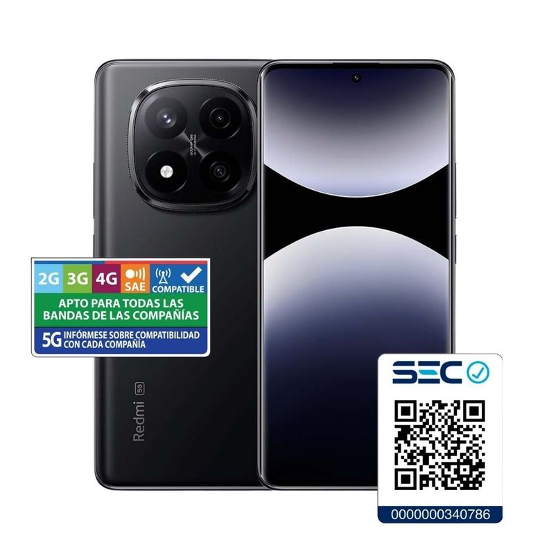 Xiaomi Redmi Note 14 Pro+ 5G 12GB + 512GB Negro Medianoche-1