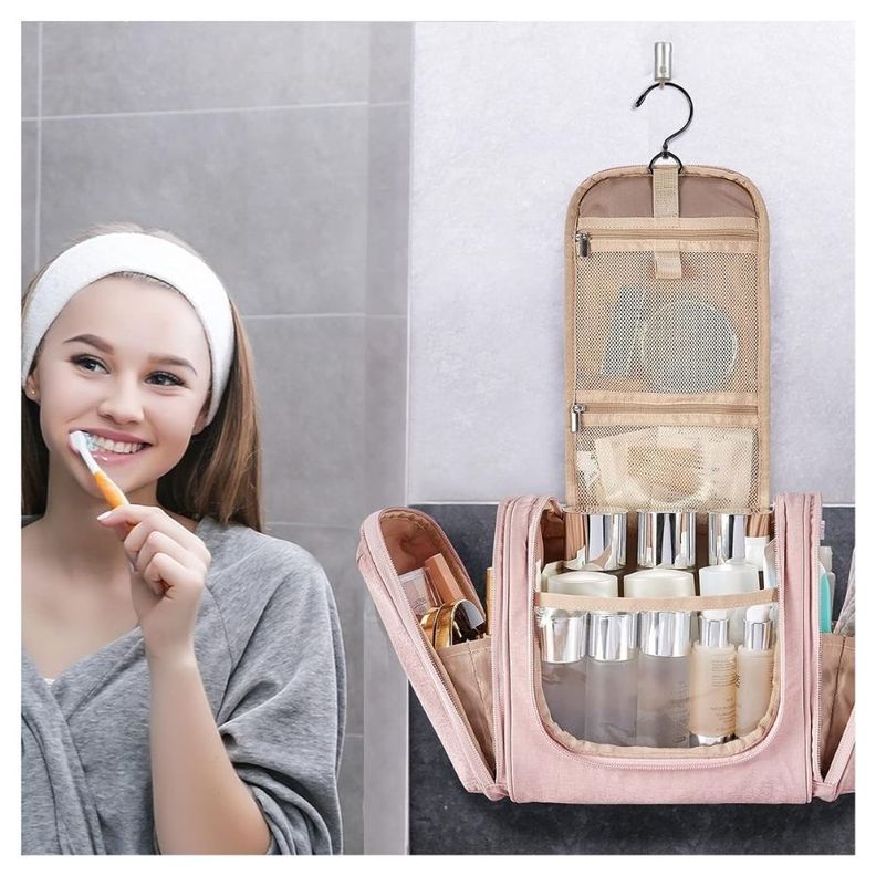 Bagsmart Neceser Organizador Colgante Atlas - Rosado-7