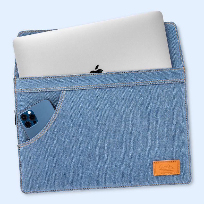 Tomtoc H26 Bolso Denim Para Macbook AIR/Pro de 13''-4
