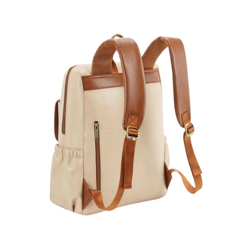 Ecosusi Mochila Scarlett para Notebook 15,6” - Beige Café-4