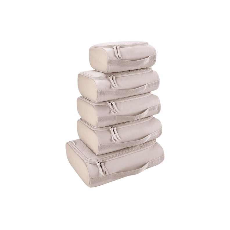Bagsmart Juego de Cubos de Embalaje 6 unidades - Marfil-4