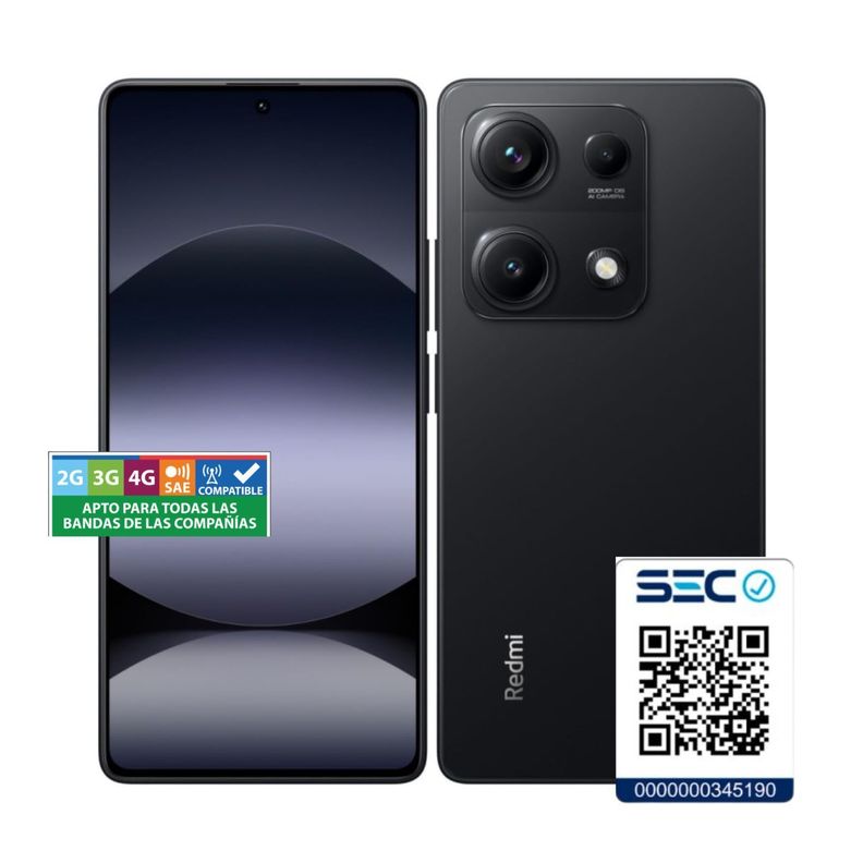 Xiaomi Redmi Note 14S 4G 8GB + 256GB Negro Medianoche-1