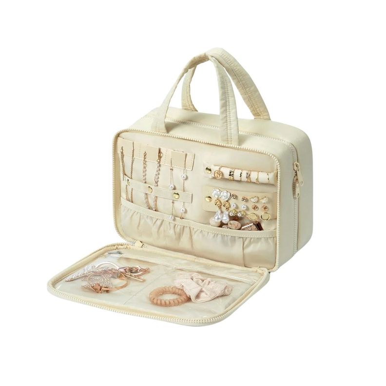 Bagsmart Neceser Multifuncional Spacesaver Puffy Grande - Beige-6
