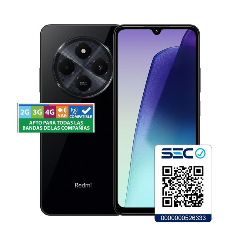 Xiaomi Redmi 14C 4G 8GB + 256GB Negro Medianoche-1