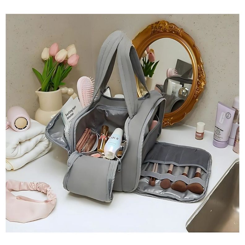 Bagsmart Neceser Multifuncional Zora Spacesaver 4 en 1 - Gris-2