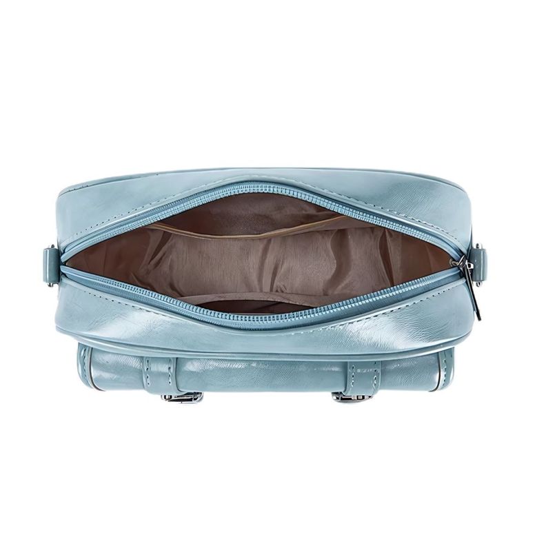 Ecousi Bolso Mensajero Mia con Correa Ancha - Azul-4