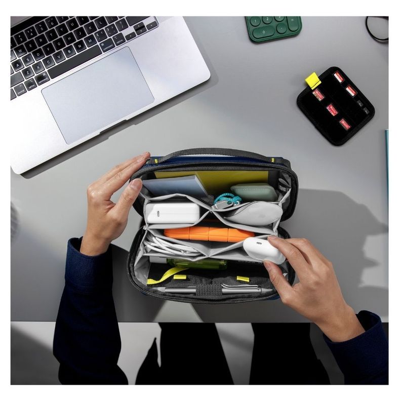 Tomtoc Estuche Organizador de Accesorios Navigator-T13 2.4L - Azul-6
