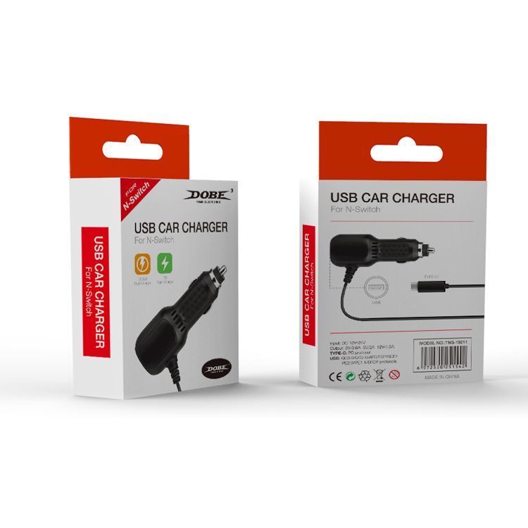 Dobe - Cargador USB de Autos Para Nintendo Switch-5