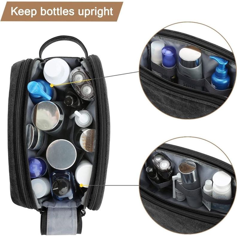 Bagsmart - Neceser de aseo para hombres - Negro-4