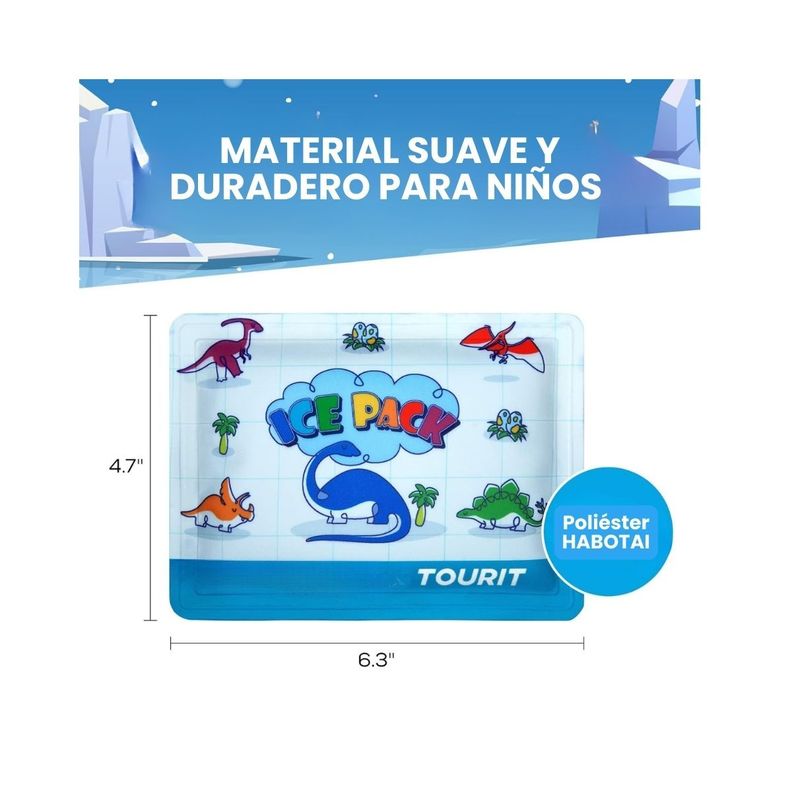 Tourit Hielos Reutilizables para Niños Pack x4-1