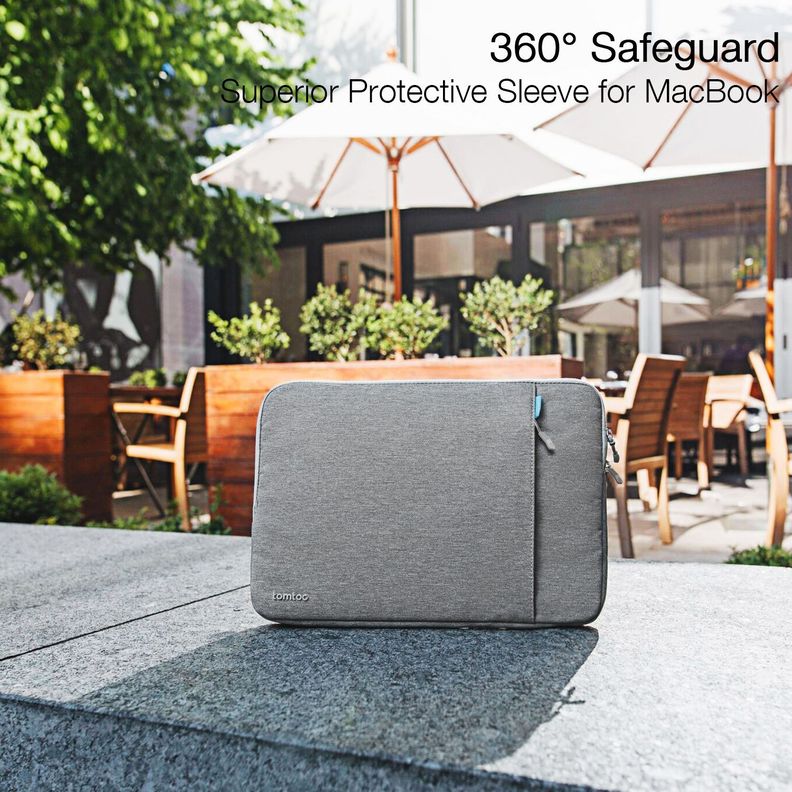 Tomtoc A13-C02 Funda 360 Para Macbook( New) de 13'' -Gris-5