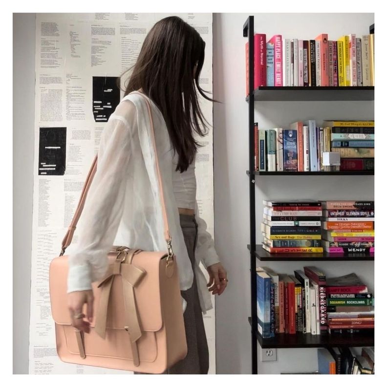 Ecosusi Maletín y Mochila Cocoa Truffle para Notebook 15.6" - Rosa-7