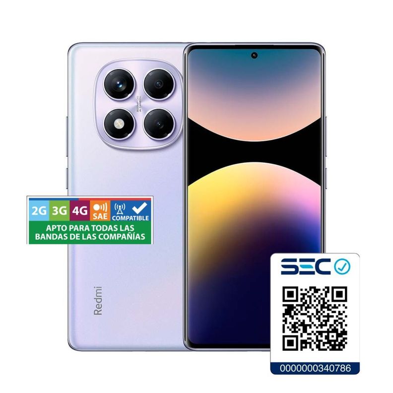 Xiaomi Redmi Note 14 Pro 4G 8GB + 256GB Morado Boreal-1