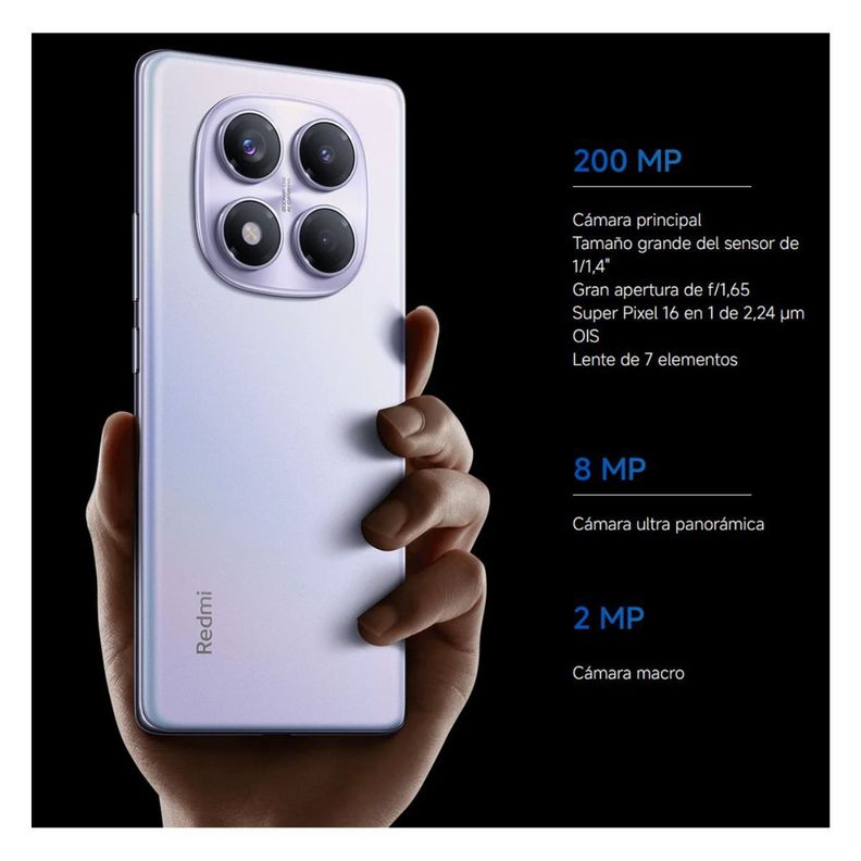 Xiaomi Redmi Note 14 Pro 4G 8GB + 256GB Morado Boreal-7