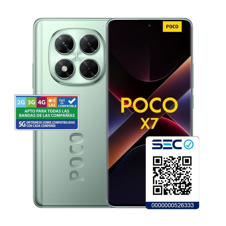 Xiaomi Poco X7 5G 12GB + 512GB Verde-1