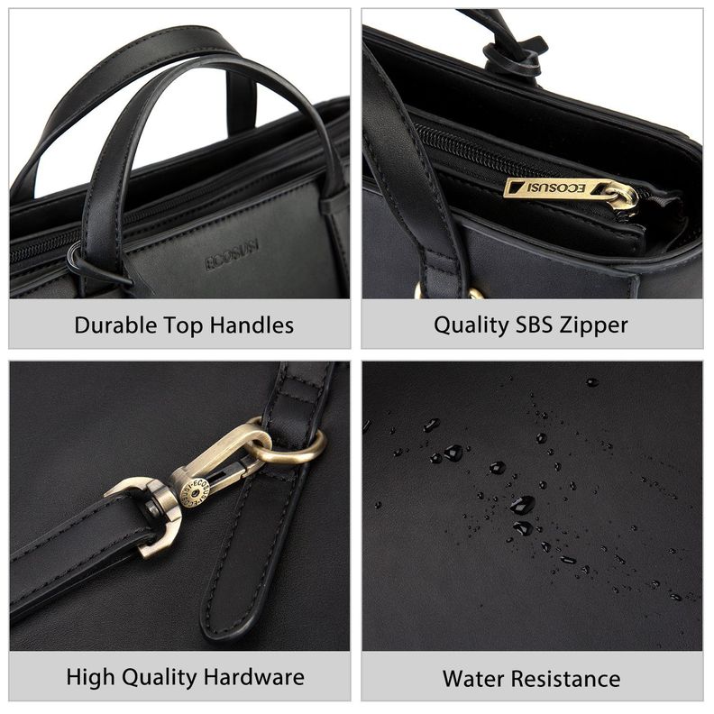 Ecosusi STYLE tote de mano - Negro-7
