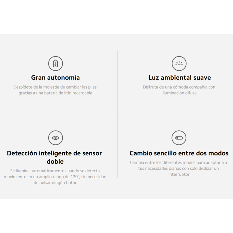 Xiaomi Lámpara con Sensor de Movimiento Night Light 3 Blanco-7