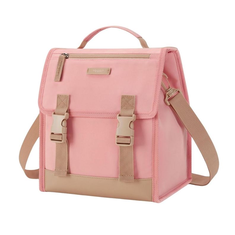 Tourit Lonchera Térmica con Hebillas 11L - Rosado-0