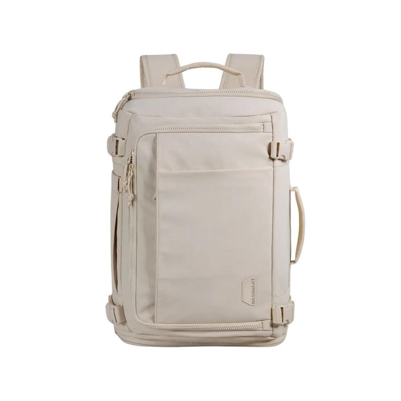 Bagsmart Mochila de Viaje Blast Mediana 38L para Notebook 15.6" - Beige-0