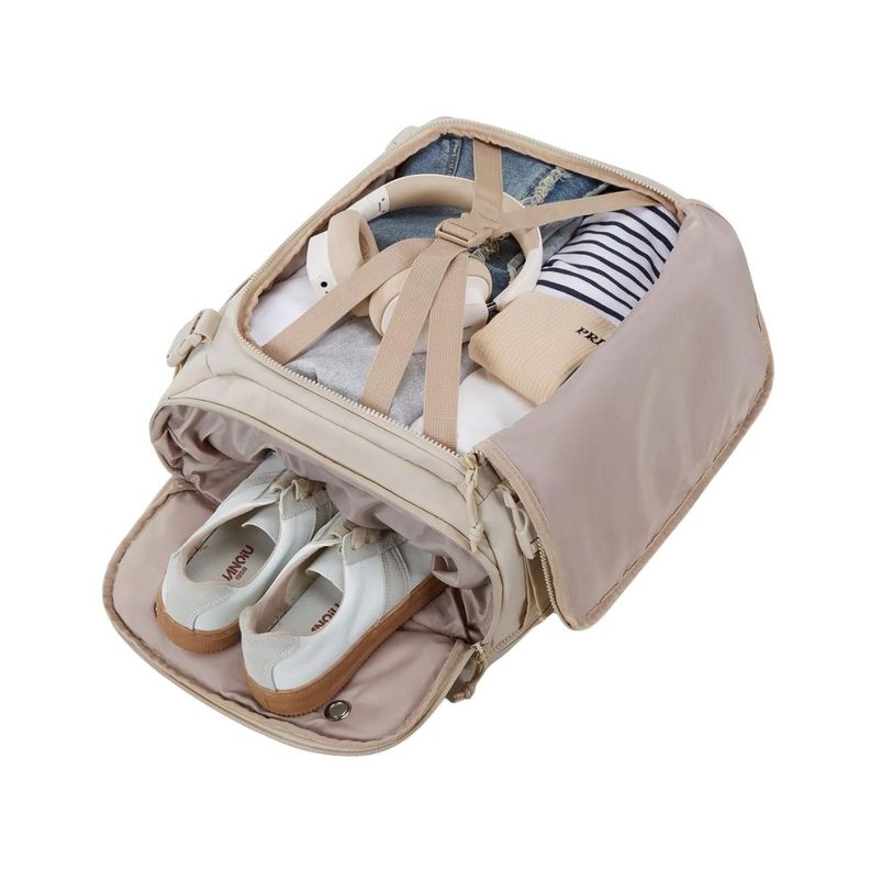 Bagsmart Mochila de Viaje Blast Mediana 38L para Notebook 15.6" - Beige-5