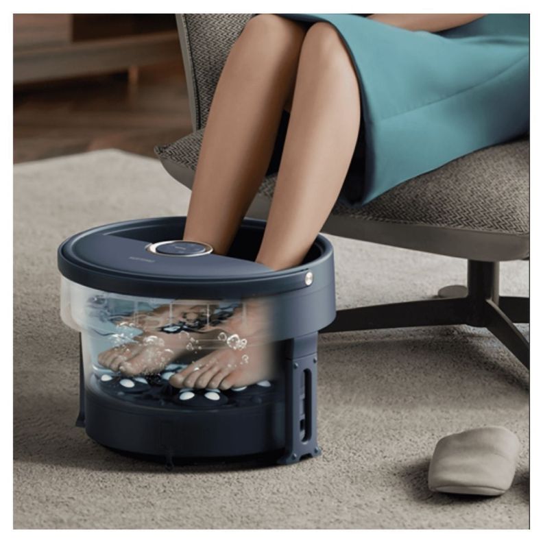 Philips Masajeador Spa para Pies Temperatura Constante PPM6501 - Azul Oscuro-4