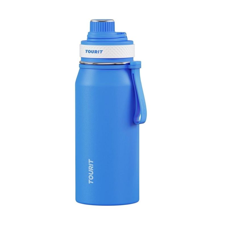 Tourit Botella de Agua Térmica Deportiva 32oz - Azul-0