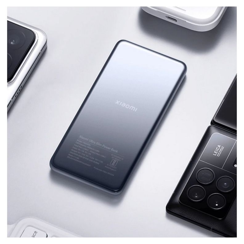 Xiaomi Power Bank Ultra Fino 5000 mAh Batería Portátil 20 W-2