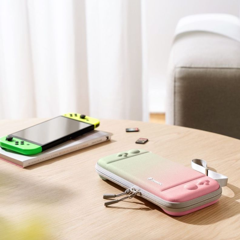 Tomtoc Estuche Ligero para Nintendo Switch OLED - Rosa Gradiente -7