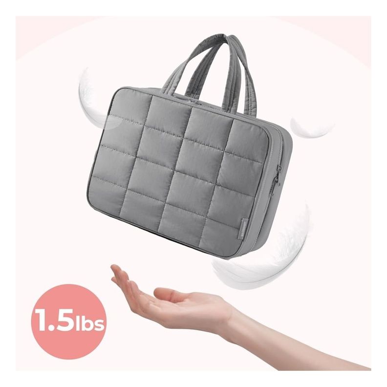 Bagsmart Neceser Multifuncional Spacesaver Puffy Grande - Gris-2