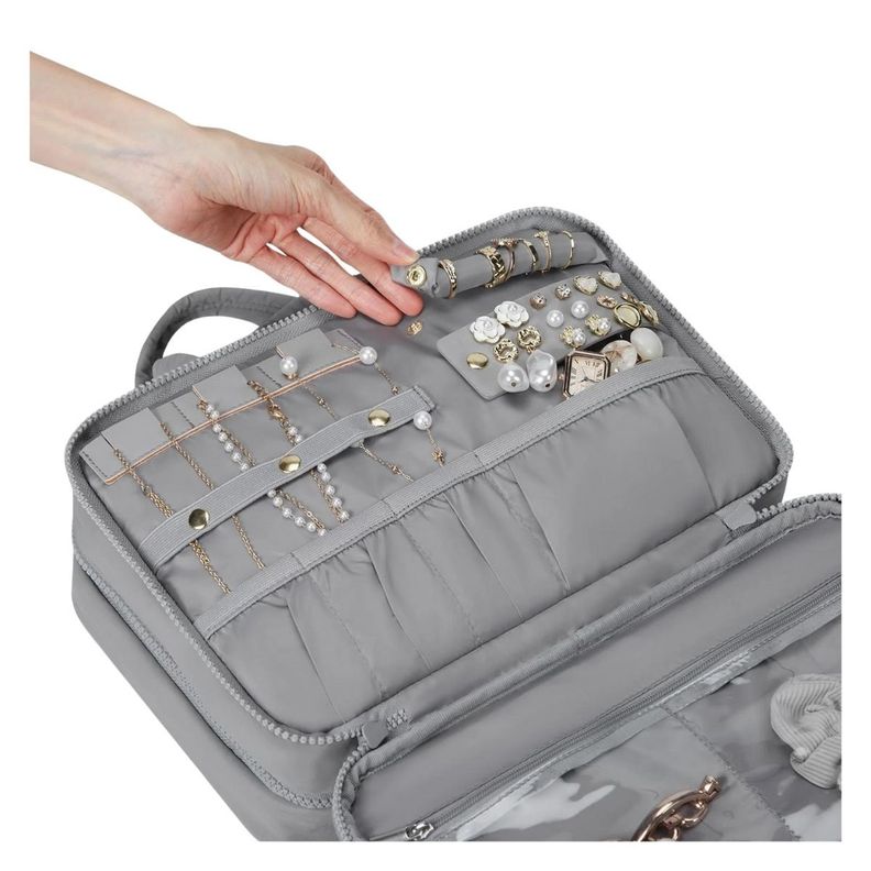 Bagsmart Neceser Multifuncional Spacesaver Puffy Grande - Gris-3