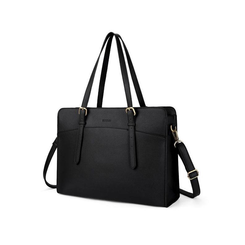 Ecosusi Bolso Tote Versátil para Notebook 15.6" - Negro-1