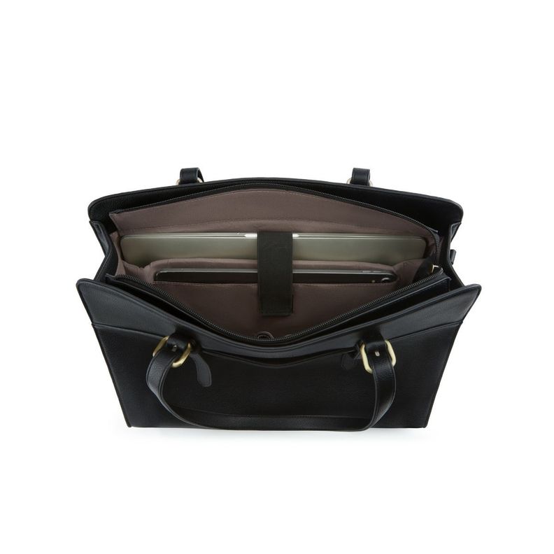 Ecosusi Bolso Tote Versátil para Notebook 15.6" - Negro-3