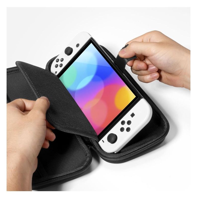 Tomtoc Estuche Mediano FancyCase-G05 Nintendo Switch / Oled - Negro-4