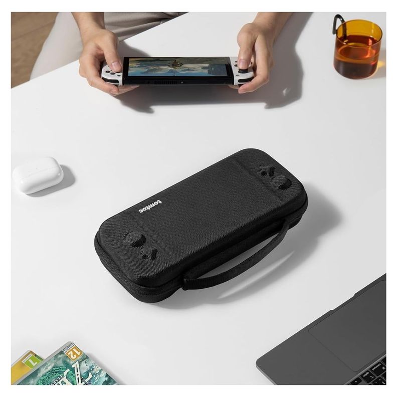 Tomtoc Estuche Mediano FancyCase-G05 Nintendo Switch / Oled - Negro-7