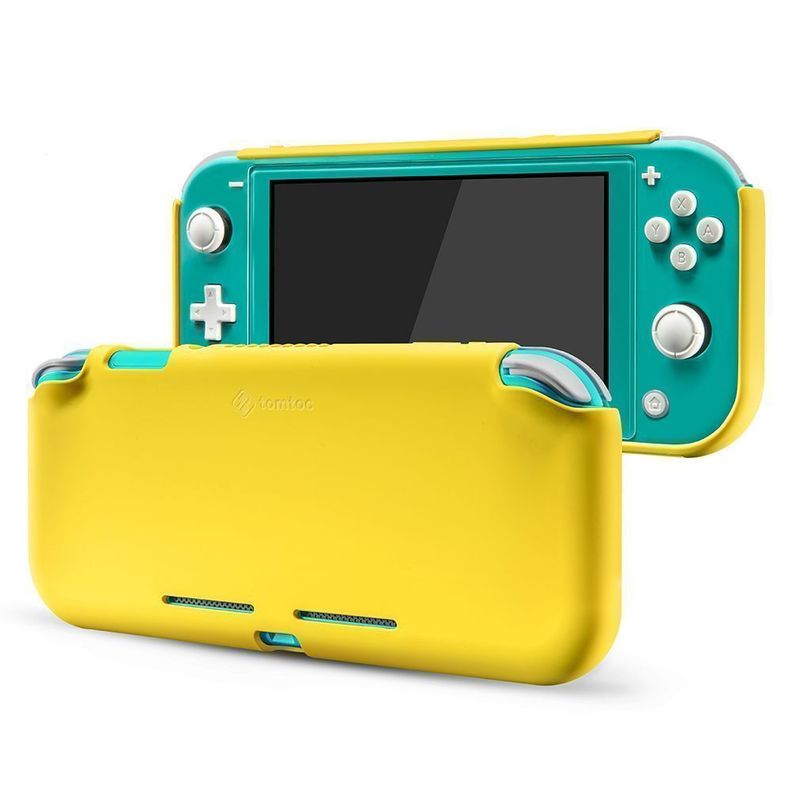 Tomtoc - Caracasa De Silicona Para Nintendo Switch Lite- Amarillo-0