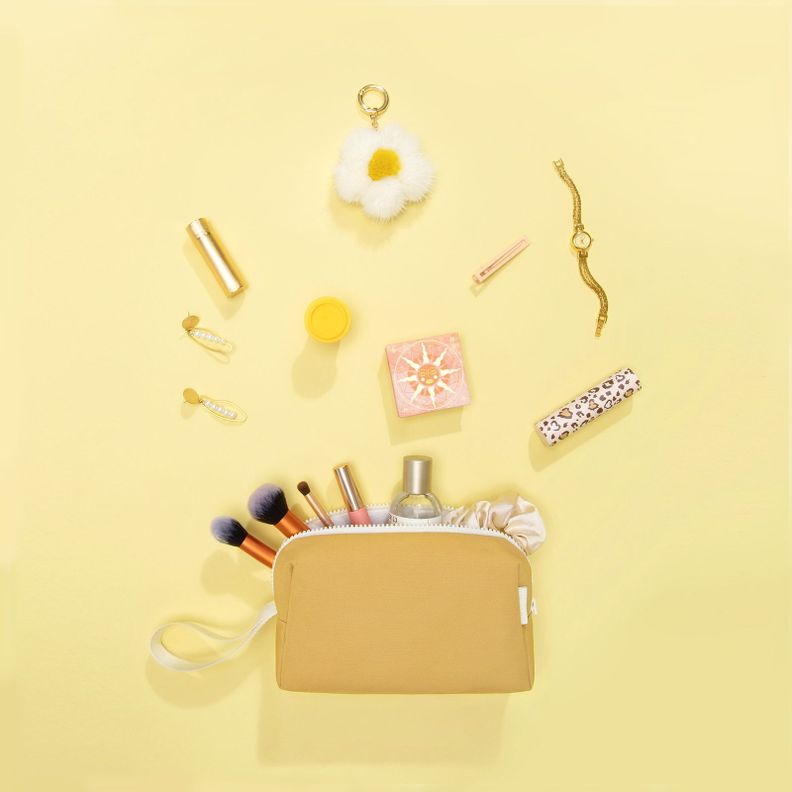 Tomtoc Funda Lady Para Macbook 13''+ organizador Amarillo-4
