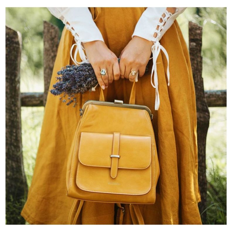 Ecosusi Mochila & Bolso Casual SHORTY - Amarillo-6