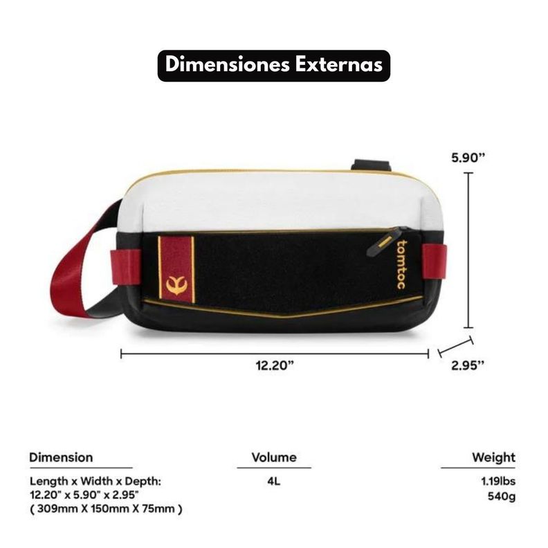 Tomtoc Bolso Sling Monster Hunter Royal Order para NS/IPad Mini - S-2
