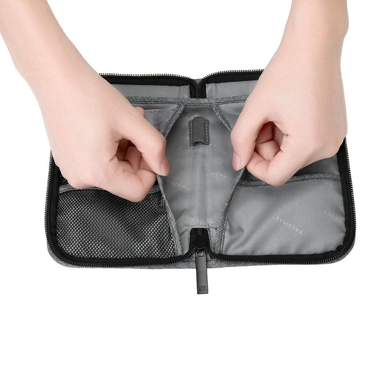 Bagsmart Porta Pasaporte LAX - gris-3