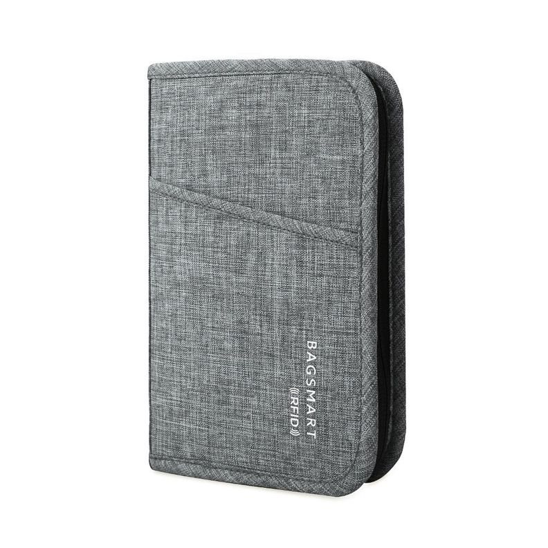 Bagsmart Porta Pasaporte LAX - gris-0