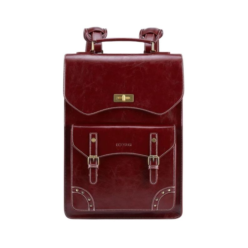 Ecosusi Mochila Wilder con Remaches para notebook 15,6" - Rojo Angola-0