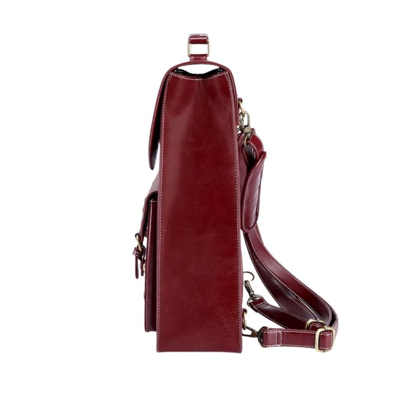 Ecosusi Mochila Wilder con Remaches para notebook 15,6" - Rojo Angola-4