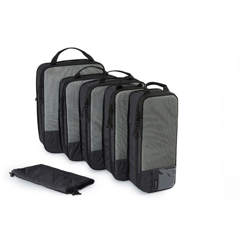 Bagsmart - Juego de bolsas de compresión (6 unidades) - Negro-0