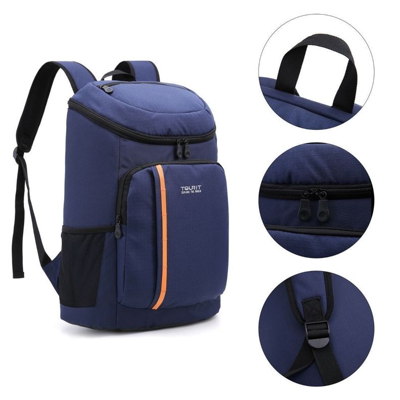 TOURIT CYGNINI Mochila hielera aislante - Azul-4