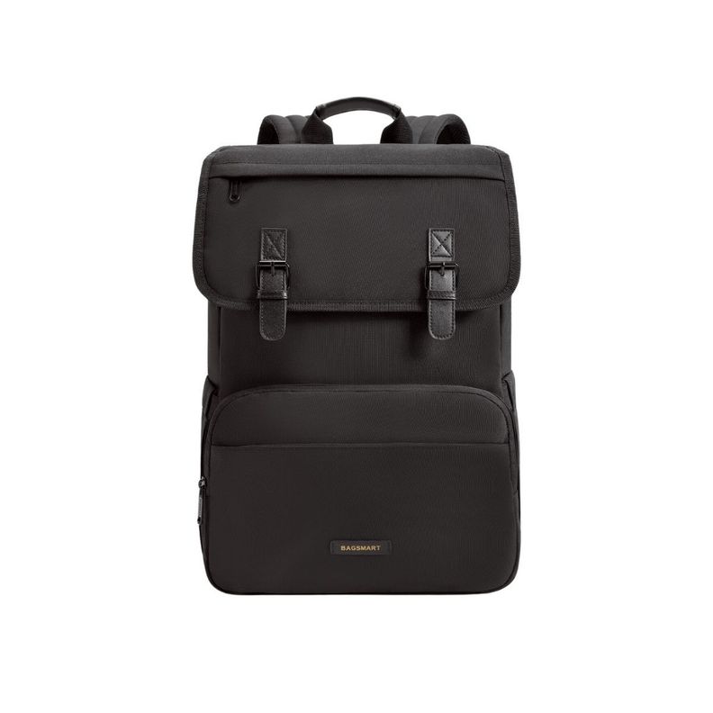 Bagsmart Mochila de Viaje Versátil para Notebook 17.3" - Negro-0