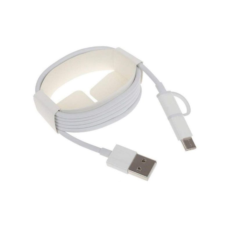 Xiaomi Mi Cable Usb 2-en-1 micro Usb tipo C 100cm-1