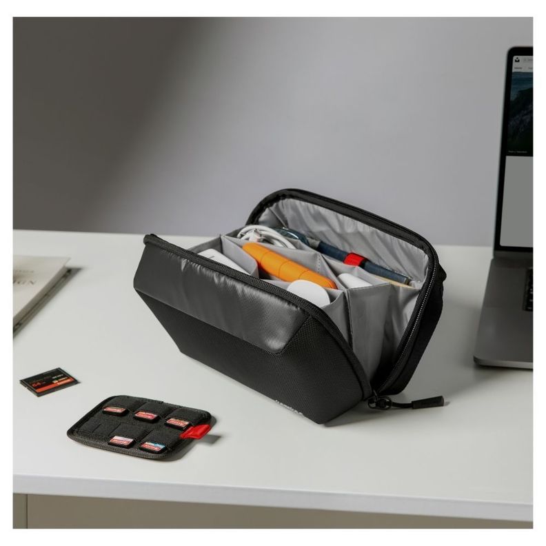 Tomtoc Estuche Organizador de Accesorios Navigator-T13 2.4L - Negro-6